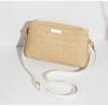 Kadın Niş Çanta Dokuma Omuz Çantası Crossbody Çanta Moda Çim Dokuma Plaj Çantası Bayan Çantaları