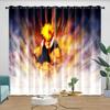 Blackout Curtains Anime Naruto with Grommet 3D Printed Blackout Curtain for Kids Adults Bedroom Living Room Home Decor
