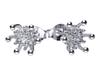 Squirrel and Acorn Silver Earrings Rhodium Plated Women' Stud Earrings Silver 925