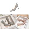 High Heel Shoes For Women With Glittering Sequin Elegant Pointed Toe For Spring And Fall Events