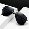 European and American Trend Frameless Polarized Sunglasses Men's UV Resistant UV400 Glasses Driver's Driving Frog Sunglasses