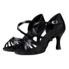 Upgrade Hot Selling Heel 7.5cm Silk Satin Latin Ballroom BD Dance Latin Shoes Women Dance Sports Shoes