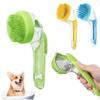 Pet Cat Bath Brush Pet Long Handled Bath Massage Brush For Grooming And Cleaning Fur And Hair