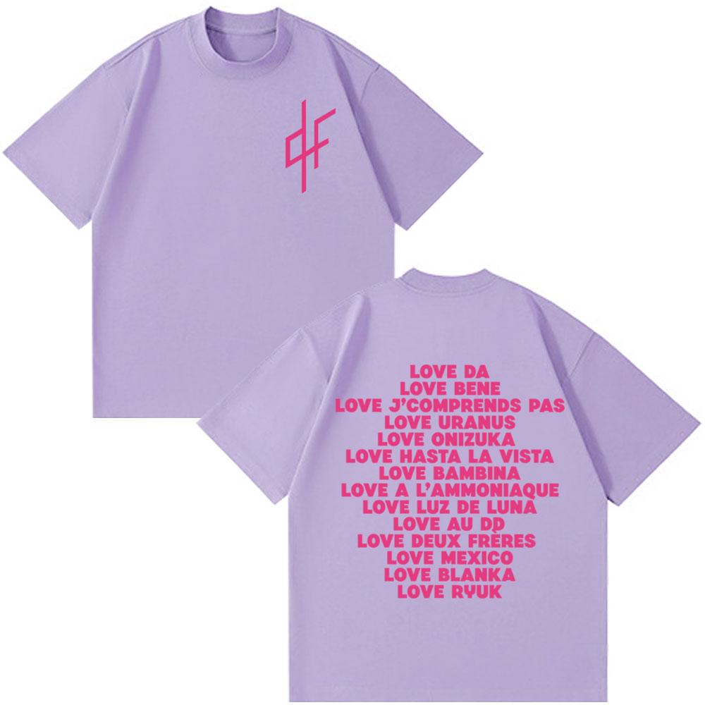 I Love Pnl Fashion Graphic Print Harajuku Tshirt Unisex Unisex Hip Hop Fashion Tshirt Aesthetic Trend Loose Casual Cotton T Shirts