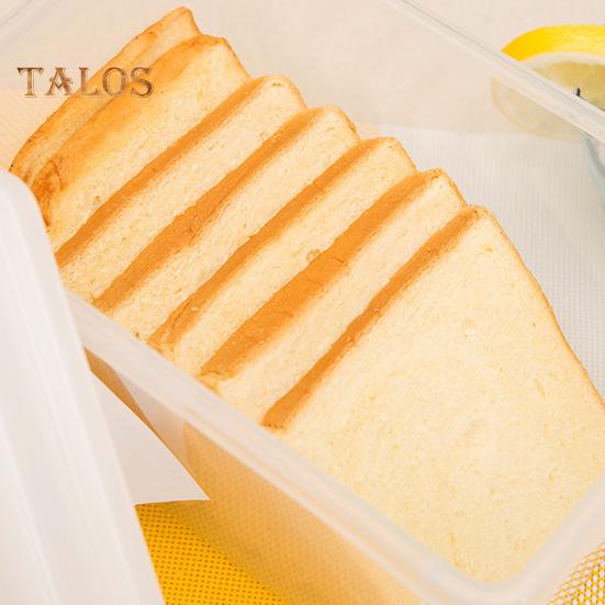 Bread Storage Box 3.4L Capacity Airtight Bread Container for Kitchen Counter Large Sandwich Holder BPA-Free Bread Keeper with Airtight Lid Stackable