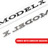 3D ABS Emblem Letters Car Rear Trunk Badge Sticker For Tesla Model Y Model S Model X SpaceX Bonina P85D Beast Roadster Juniper