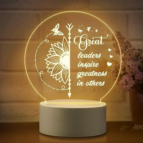 Love-Shaped 3D Acrylic Night Light Puzzle for Holiday Greetings