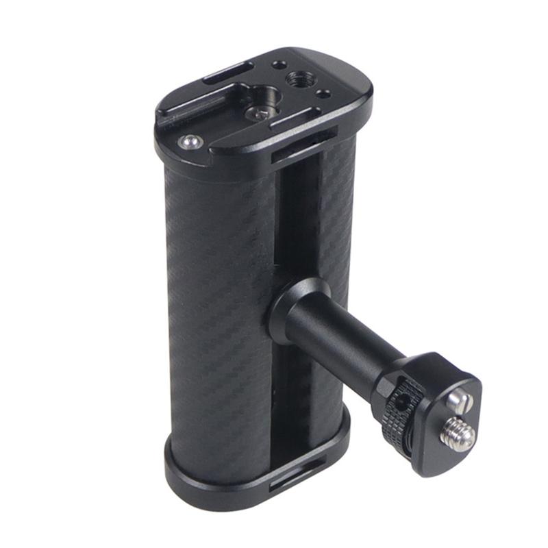 

Universal Side Handle Aluminum Adjustable Handgrip 1/4 Screw Cold Shoe Mount Handgrip Up and Down Adjustable Mount