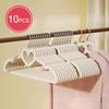 10-30PCSLove flocking clothes hanger, anti slip and traceless, home wardrobe hanging clothes, thicker storage clothes hanger