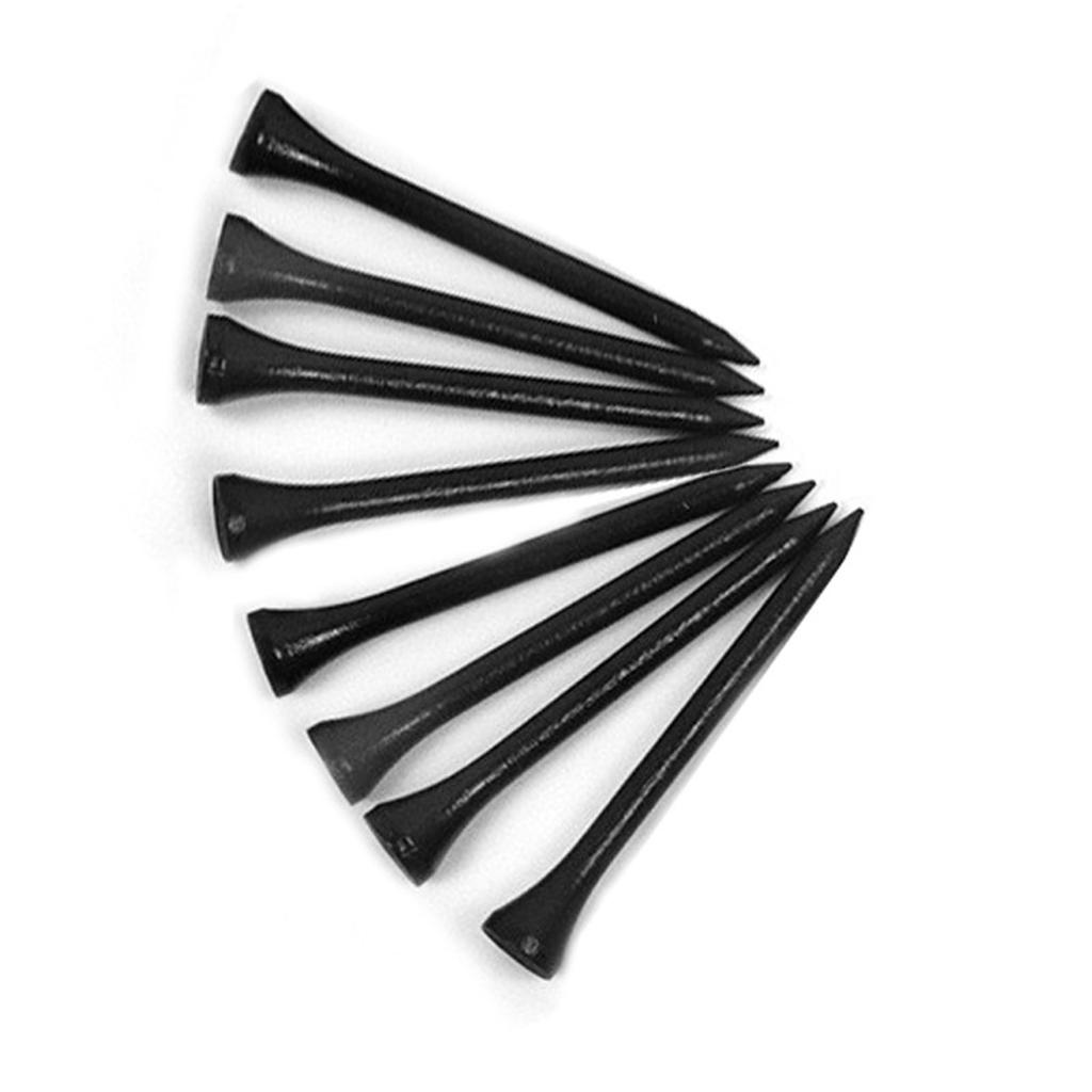 100Pcs/pack More Distance Consistent Height Golfs Tees Standard Wood Castles Golfs Tees Set for Golfs Driver Training