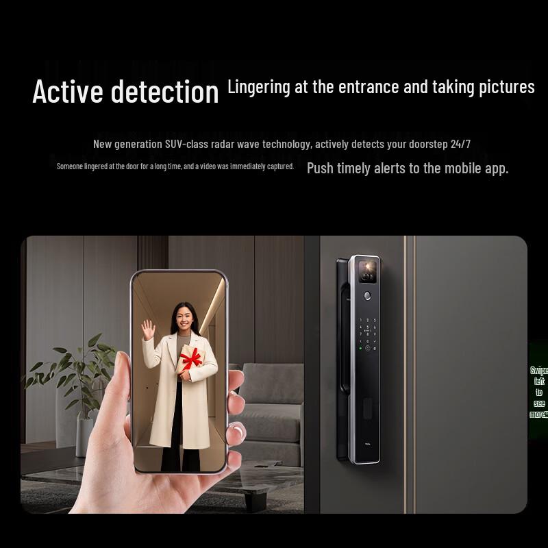 TCL K7G Plus 3D Face Recognition Smart Door Lock