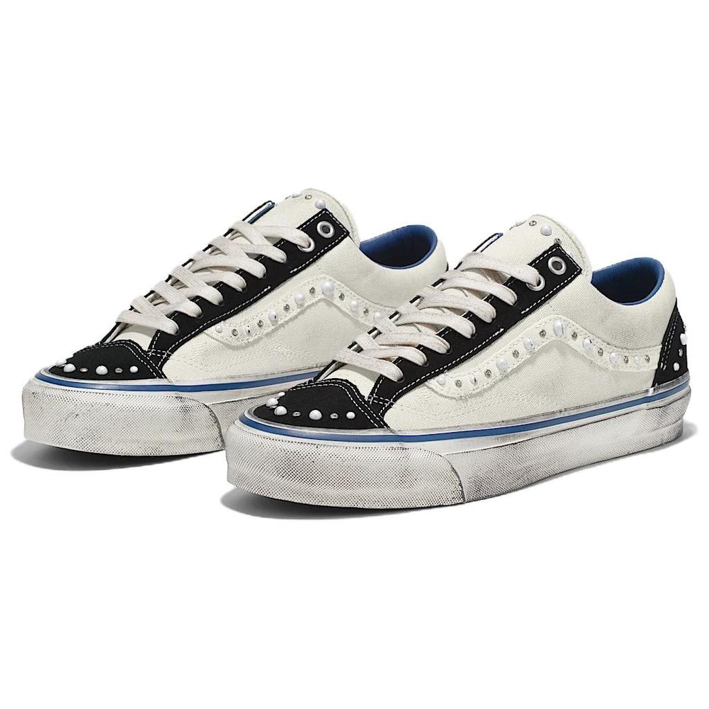 Vans Old Skool 36 Pacote Perolizado - Tênis Unissex Creme Branco Marshmallow VN000S52FS8