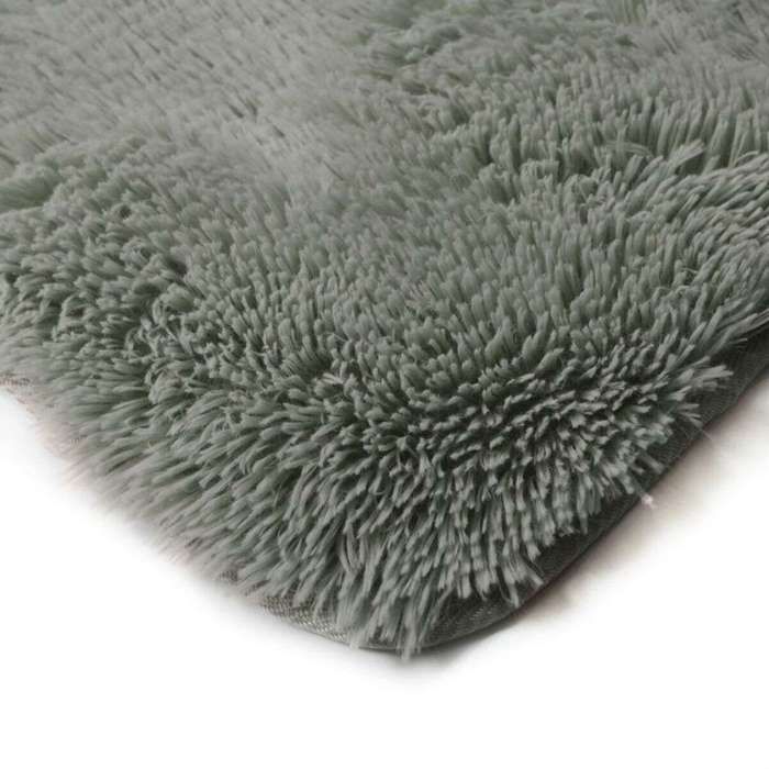 Tapis à base fine et souple extra doux gris clair 190x290
