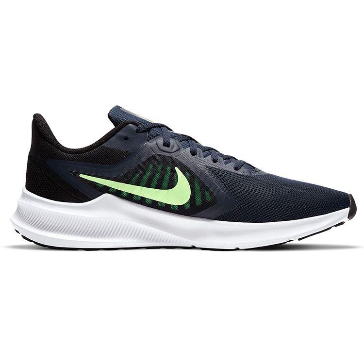 Nike Downshifter 10 Comfortable Breathable Mesh Fabric Cushioning Non-Slip Wear-Resistant Low-Top Casual Running Shoes Men Sneakers Black CI9981-404