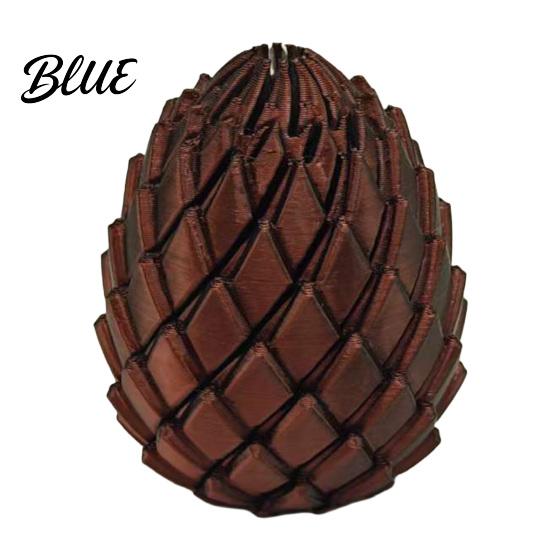 Sensory Fidget Egg 3D Printed Twisting Toy Stress Relief Spiral Articulated Rotating Portable Reducer