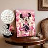 Disney Pearl Painting Minnie Castle Art Set These Handmade Pearl Art Paintings for Wall Decoration Make Wonderful Gifts for Home or Office Decoration
