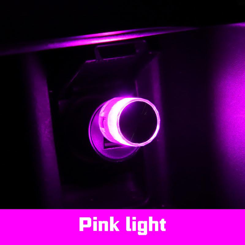 1Pcs Car USB Atmosphere Light Mini LED Neon Atmosphere Light Colorful Universal RGB Indoor Light Car Mood Decorative Light