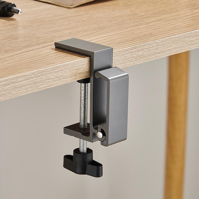 1Pcs Table Edge Double Hook Punch-Free Hanging Bag Hook Adjustable Desk Hanger Backpack Storage Hanging Hooks Holder