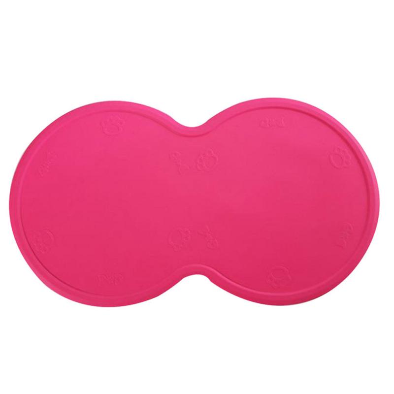 Waterproof Pet Mat Anti-slip Silicone Pet Food Pad Pet Bowl Drinking Mat Dog Feeding Placemat for