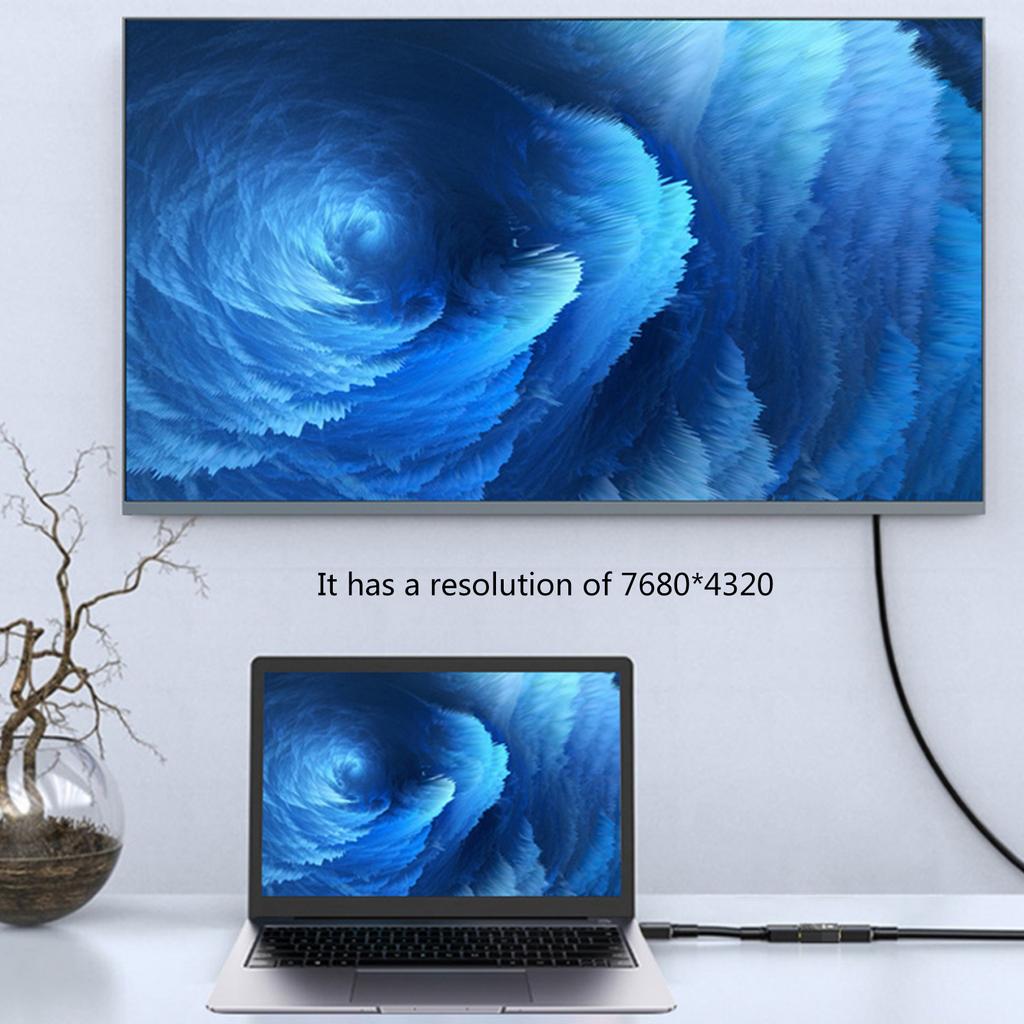 HDTV-compatible Adapter 8K60hz Video Converter Supports Double Display Switching 48Gbps Fast Transfer