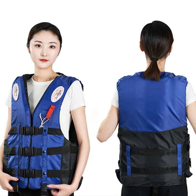Emergency Flood Control Life Jackets For Adults And Children High Buoyancy Fishing Professional Boat Foam Life Vests Buoyancy Ve