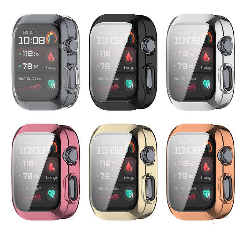 TPU Plating Case for Huawei Watch D2 Soft Slim Protective Cover with Screen Protector & Scratch Resistance for Full Coverage
