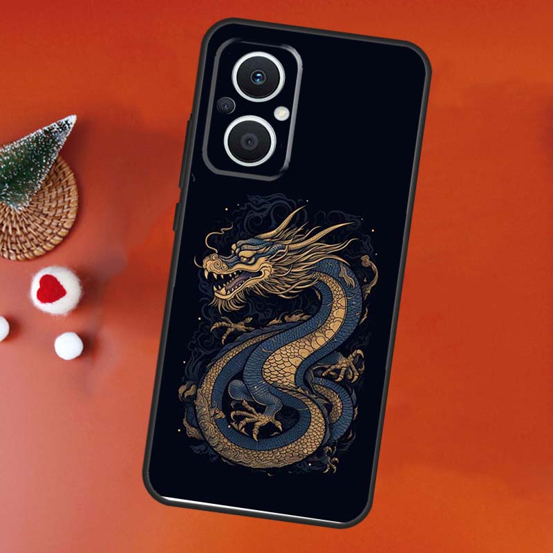 Chinese Style Crane Dragon Case For OPPO Find X9 X8 X5 X6 Pro OPPO Reno 14 12 10 13 Pro 14F 13F 12F 11F 7 8 Lite Cover
