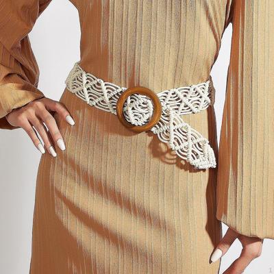 Boho Belt for Women Braided Woven Birthday Skirt Travel Sweaters Shirts