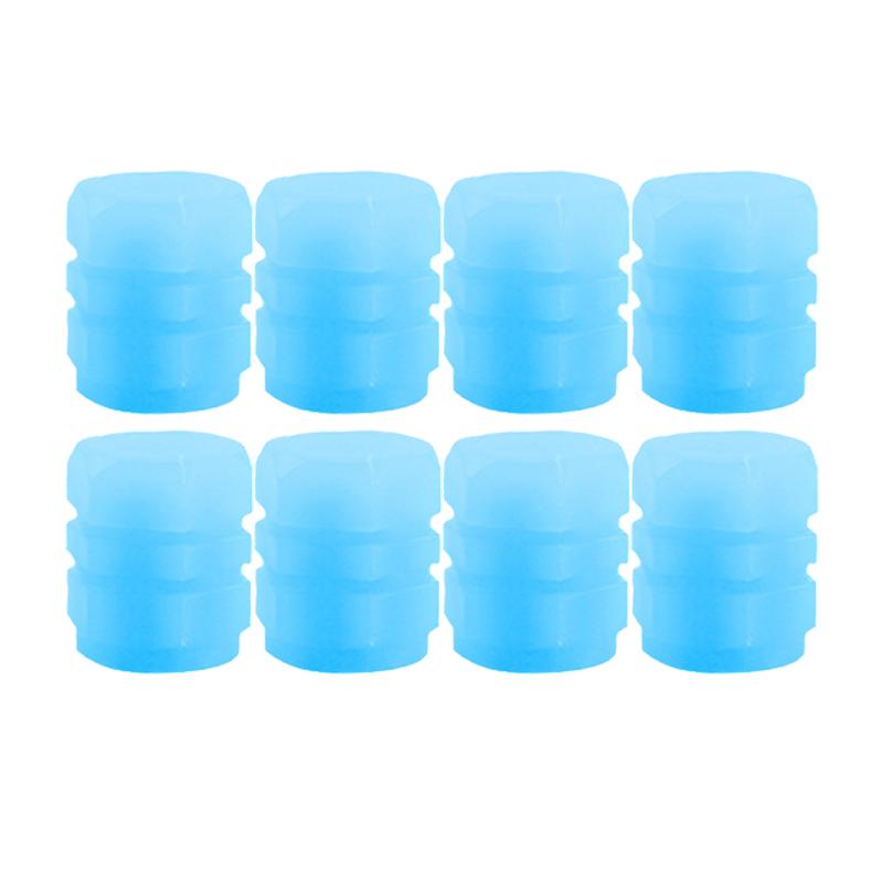 20 Stück Leuchtende Ventilkappen Fluoreszierend Nachtleuchtend Dekor Auto Motorrad Fahrrad Radnabe Ventilschaftkappe Styling Autozubehör