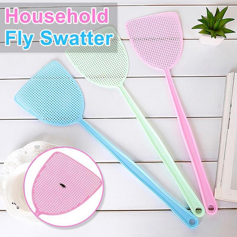 Telescopic Fly Swatters Retractable Manual Plastic Fly Swatter Prevent Pest Mosquito Flies Garden Home Mosquito Killing Art