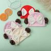 Infant Bow Warm Pullover Cotton Hat for Newborn Girls