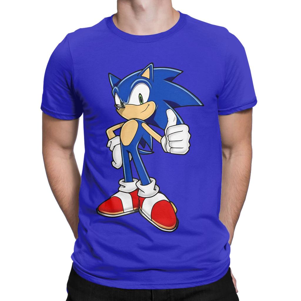 sSonic Classic Funny Graphic 100 Cotton TShirt sSonic the Hedgehog Tees Tops For Unisex