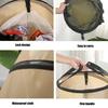 Folding Camping Trash Can Garden Garbage Bag Reusable Yard Waste Bag Portable Garbage Bin Container Enduring