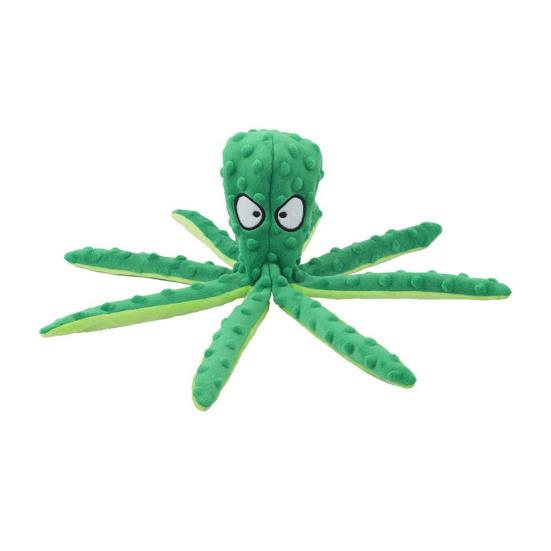 Plush Octopus Dog Chew Toy Small Medium Large Dog Cat Squeaky Stuffed Octopus Doll Indoor Outdoor Stress Relief Interactive Teething Toy Pet Supplies