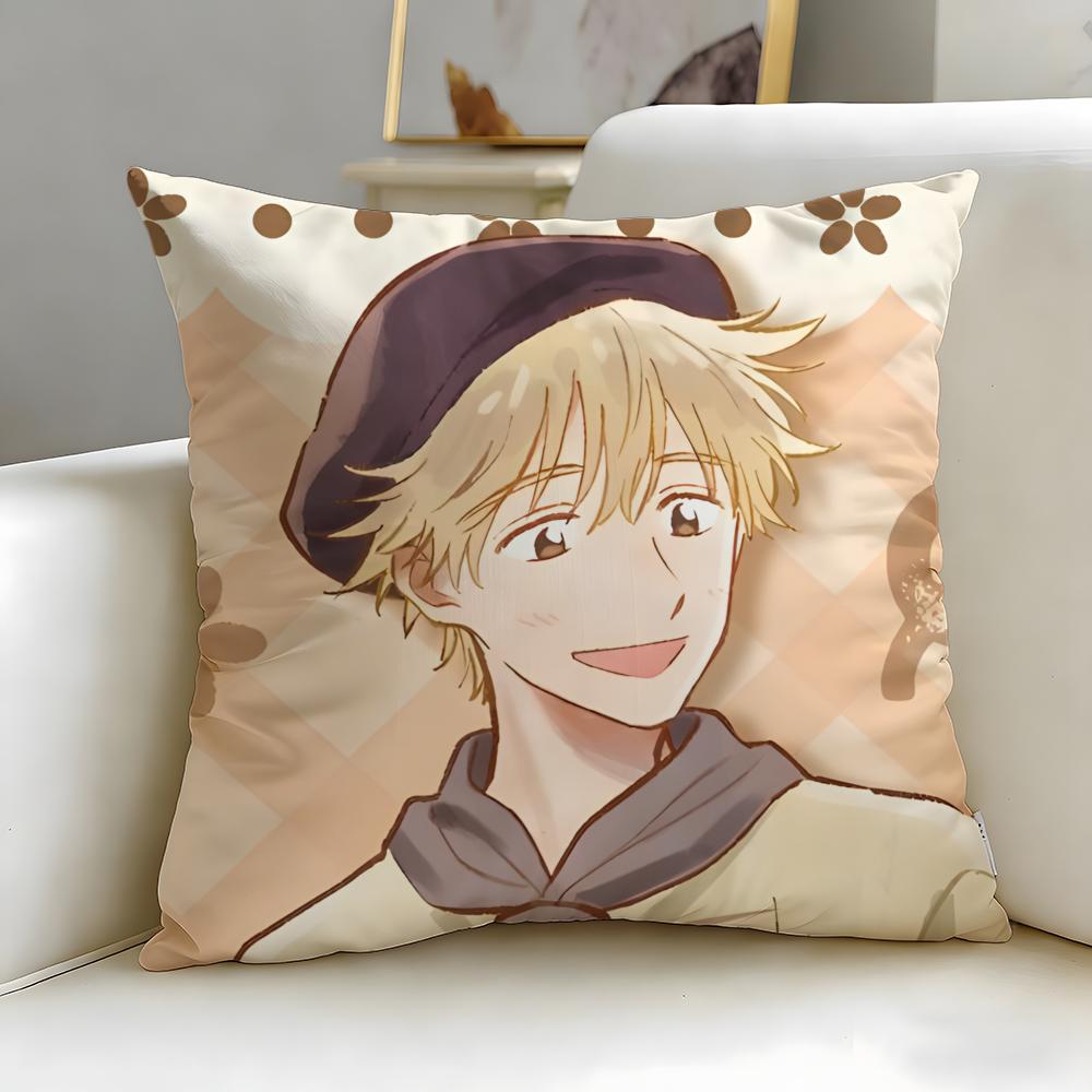 popular anime Skip and Loafer Cushion Cover Soft & Easy-Wash Pillow Case – Versatile for Couch, Bed, Travel and Office