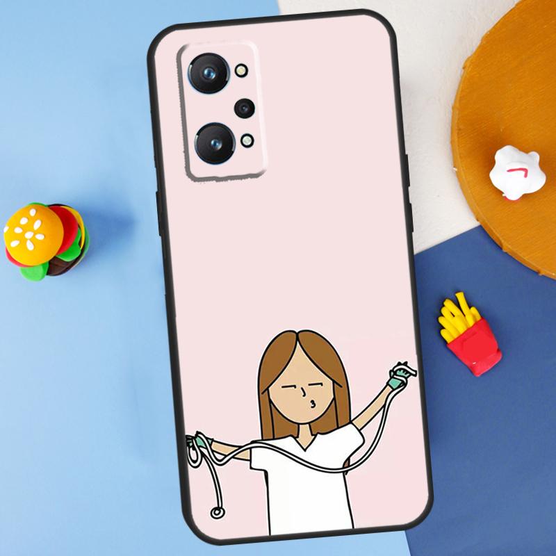 Nurse Doctor Dentist For Realme 14 13 12 10 11 Pro Plus GT 6 6T 5 GT7 Pro C55 C51 C21Y C25S C67 C75 C53 C61 Case