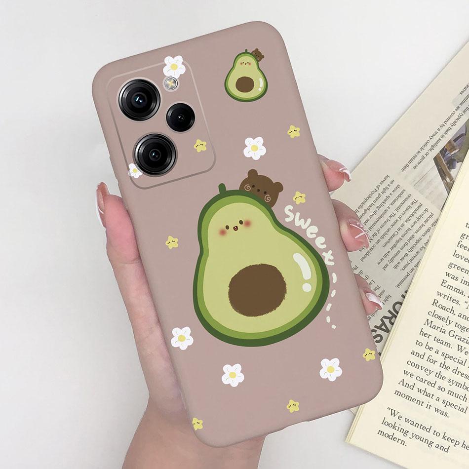 Silicone Case For Xiaomi Poco X5 Pro Pilot Bear Back Cover For POCOX5 X5Pro 5G Poco X 5 Pro Soft Matte Protective Phone Cases