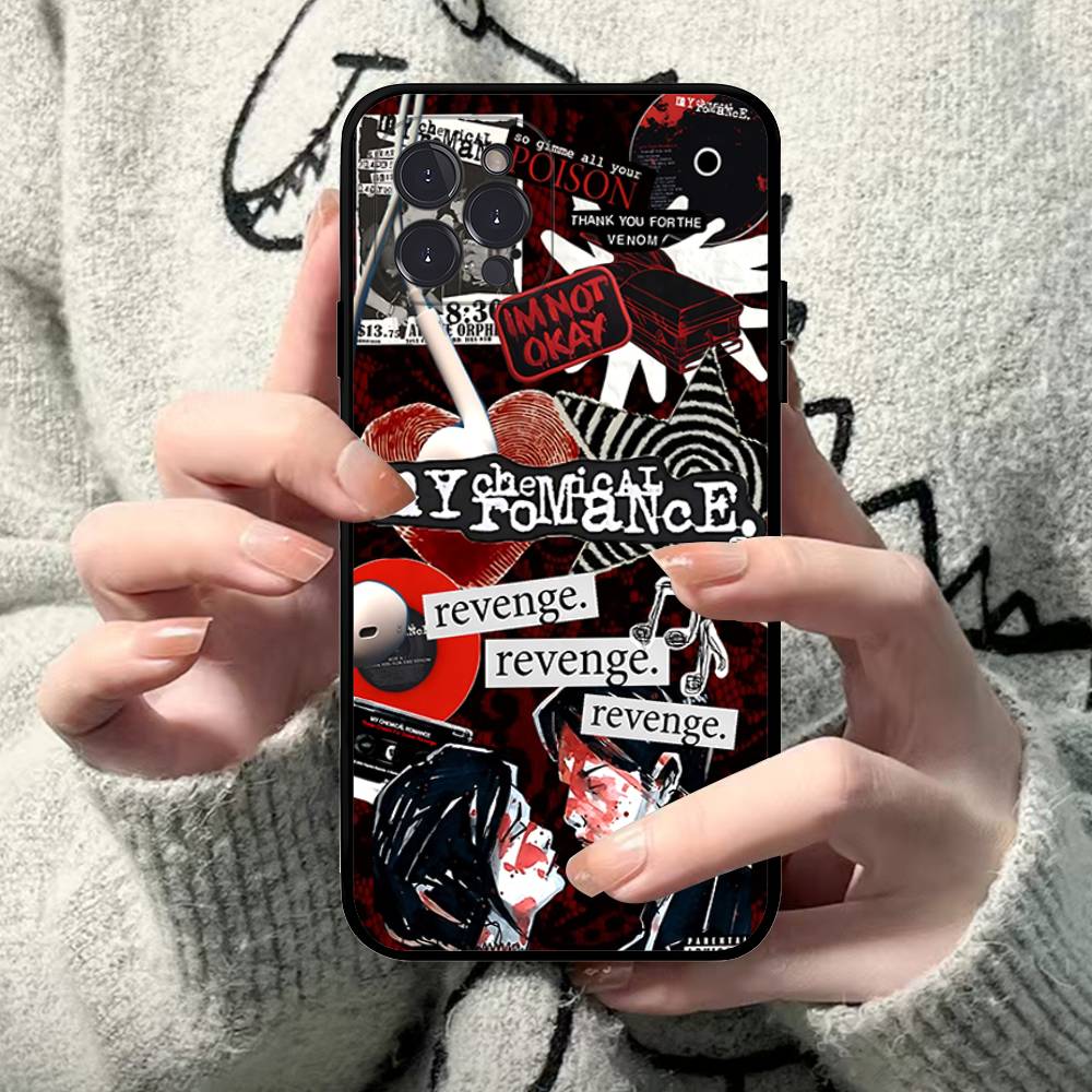 My Chemical Romance Phone Case For IPhone 17 16 15 Plus X 14 11 12 13 Mini Pro Max Mobile Cases
