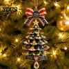 Decorative Ornaments for Fireplaces 250th Anniversary Christmas Tree Ornament, 2D Acrylic Decor, Lightweight 1776-2026 Patriotic Commemorative Hanging