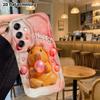 Phone case: 2D flat, fits Samsung Galaxy A34 A35 M05 M06 S20 S22 S21 FE Plus 5G, capybara, perfect Christmas and Halloween holiday gift