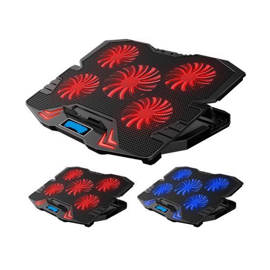 Laptop Cooling Pad Fashion Five Fans Metal Laptop Cooling Base Good Heat Dissipation Laptop Cooling Base Computer Cooling Pad