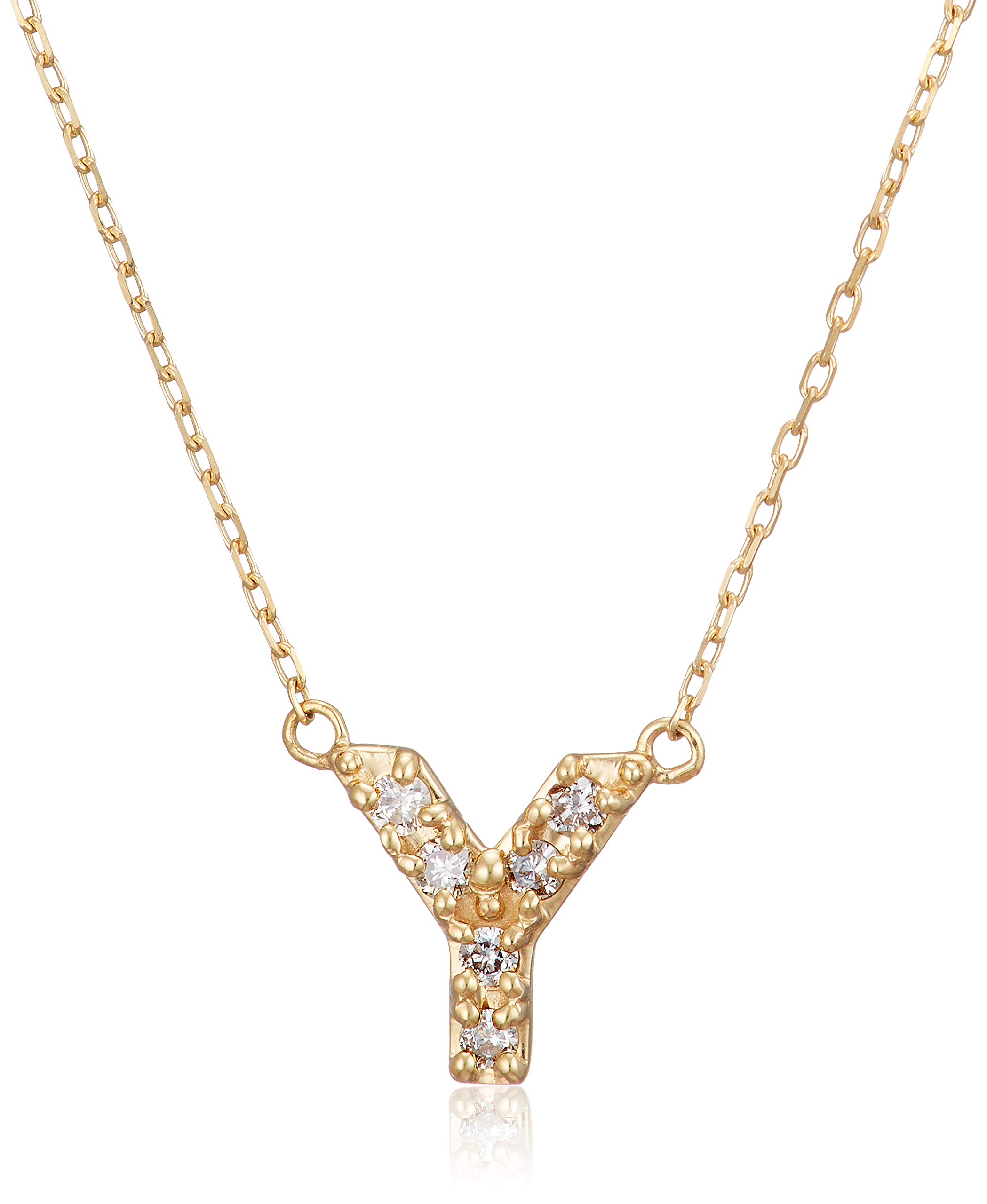 

ESTELLE Diamond K10 Yellow Gold Initial Necklace [Estelle] [WEB Exclusive] (И) 0344-1820-0011-0000