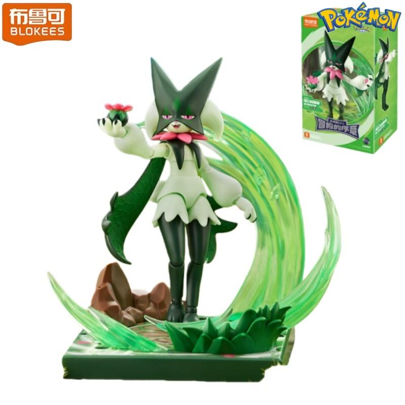 BLOKEES Pokémon Building Blocks Charizard Ceruledge Meowscarada Greninja Assembled Movable Model Ornament Toy Collection Gift 0908