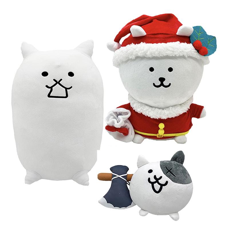 Cartoon Nyanko Great War Plush Doll Anime Animal Battle Cats Stuffed Plushie Toys for Kids Christmas Birthday Gifts