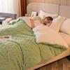 Nytt vinterteppe Hjem Varm Sherpa Mykt Sofatrekk Kast Nyfødt Wrap Barn Sengeteppe Reise Tekstil Fleece Tykt Varmt teppe