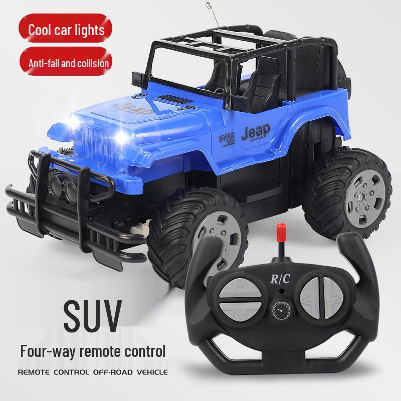 Four-Wheel Drive Remote Control Off-Road Racing Jeep Toy for Kids