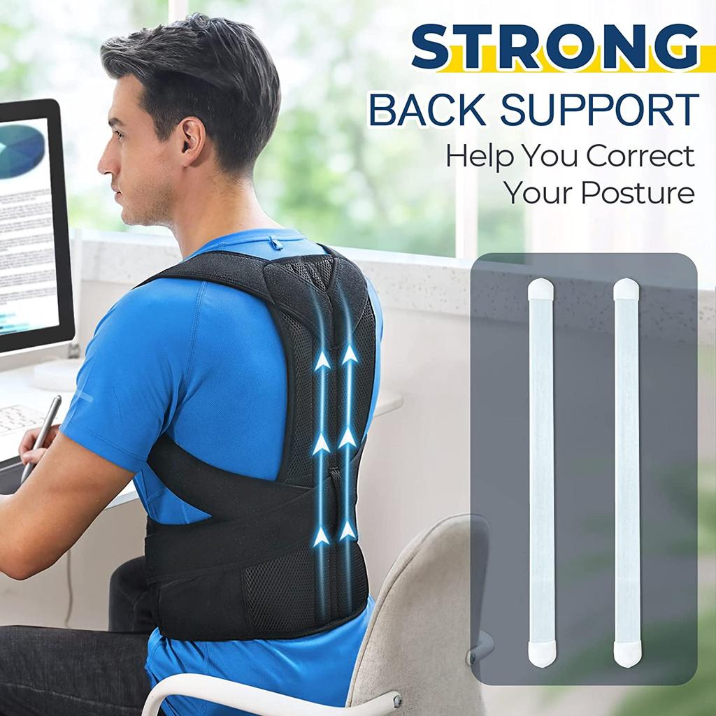 New Upper Back Posture Corrector Clavicle Support Brace Strap for Straight Shoulders Back Pain Relief Adjustable