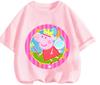 New Design Kids Tee Cute Cartoon Print Summer Casual Crew Neck Street Wear Peppa Pig Boys Girls 3 14