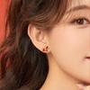 Zodiac Horse Coin Earrings: Luxurious Chinese New Year Gift