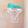 2PCS No Drilling Switch Storage Rack Plastic USB Rack Convenient Wall Outlet Shelf  Living Room